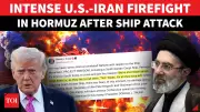 US and Iranian Navy Trade Fire in Hormuz, Ending Month-Long Truce
