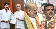 Vijay meets Governor, stakes claim to form government in West Bengal
