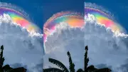Viral Rainbow Cloud Over Indonesia Stuns Social Media Users Worldwide