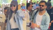 Virat Kohli and Anushka Sharma Twin in Coordinated Outfits at Dharamshala Airport