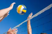 Volleyball Tournament Trials at Sanjauli on June 5