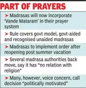 West Bengal Makes 'Vande Mataram' Mandatory in All 614 Madrasas