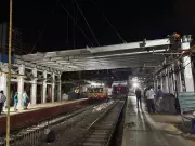 Western Railway Launches 95-Tonne Girders at Marine Lines Station for New FOB