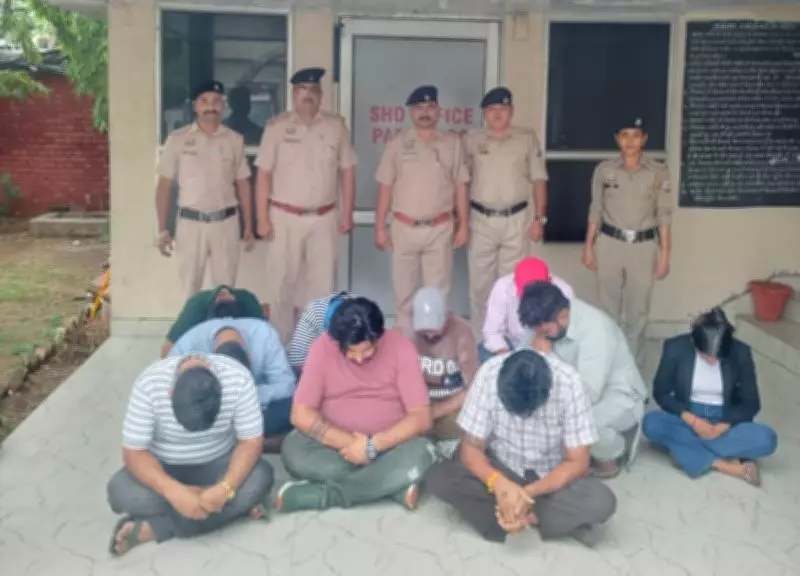10 Non-Himachalis Including Woman Booked for Gambling Near Parwanoo