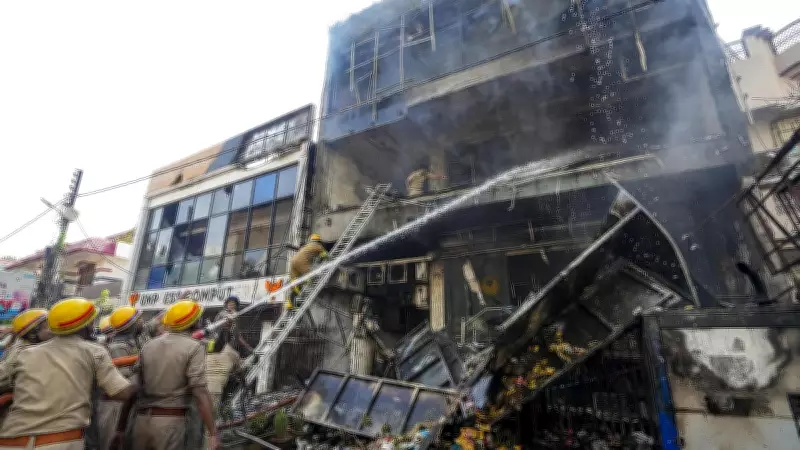 12 Students Killed in Major Fire at Lucknow Commercial Building