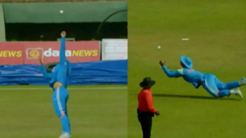 15-year-old Vaibhav Sooryavanshi takes stunning catch for India A against Afghanistan A