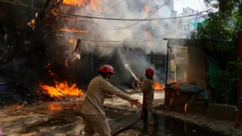 21 Dead in Delhi B&B Fire: 13 Foreign Nationals Among Victims, Multiple Agencies Point Fingers