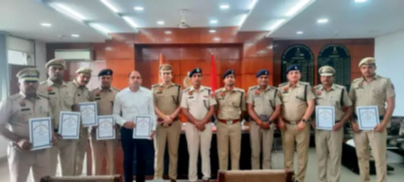 28 Haryana Policemen Honored for Rescuing Kidnapped Boy in 11 Hours