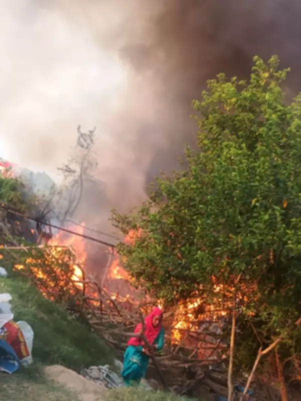 29 migrant workers' huts gutted in Una fire, no casualties reported