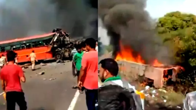 5 Killed in Collision of Two Maharashtra State Buses Near Surat