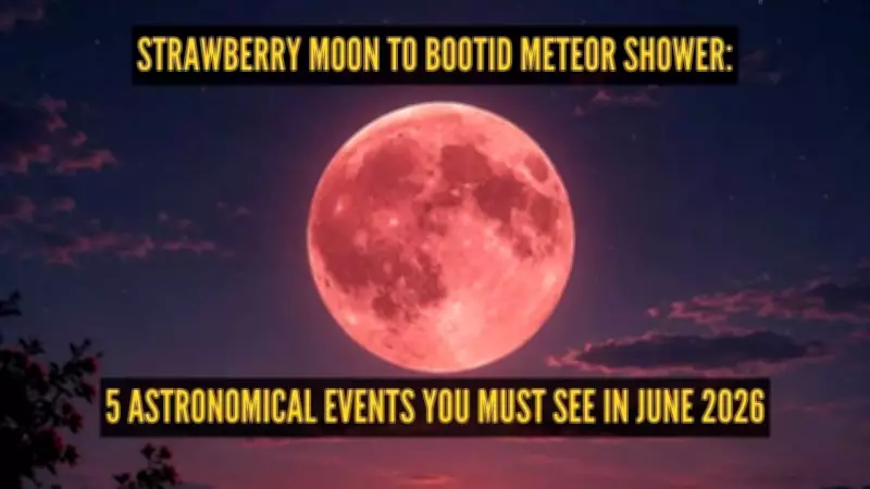 5 Must-See Astronomical Events in June 2025: Strawberry Moon, Meteor Shower, and More
