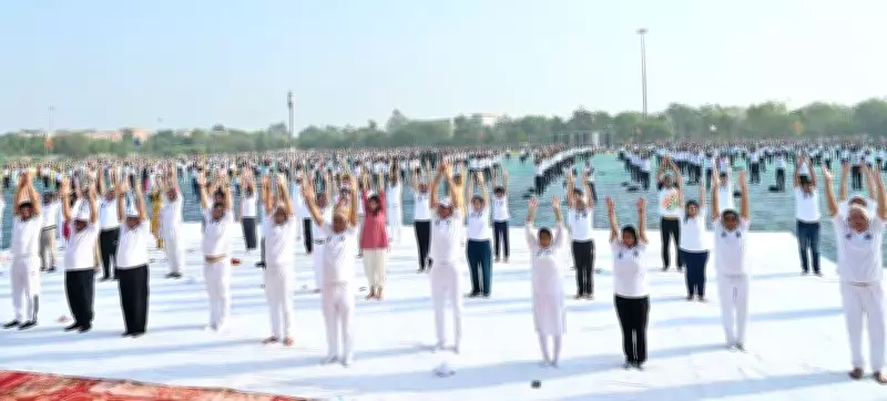 5,000 Participants Join International Yoga Day Event at Rohtak Varsity