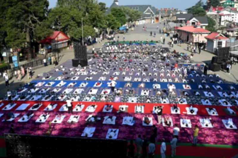 5,000 Participate in International Yoga Day Event in Shimla