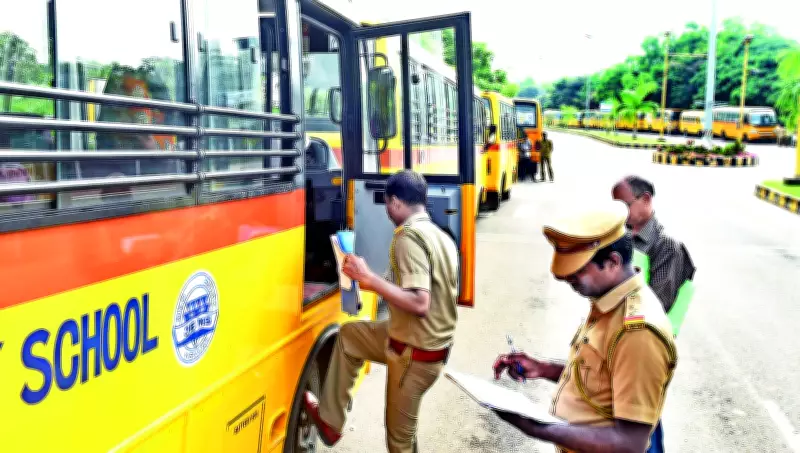 55,995 School Bus Drivers in Hyderabad Caught Using Mobiles While Driving