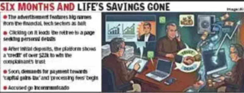 73-Year-Old Retired Banker Loses Rs 91 Lakh in YouTube Ad Trading Scam
