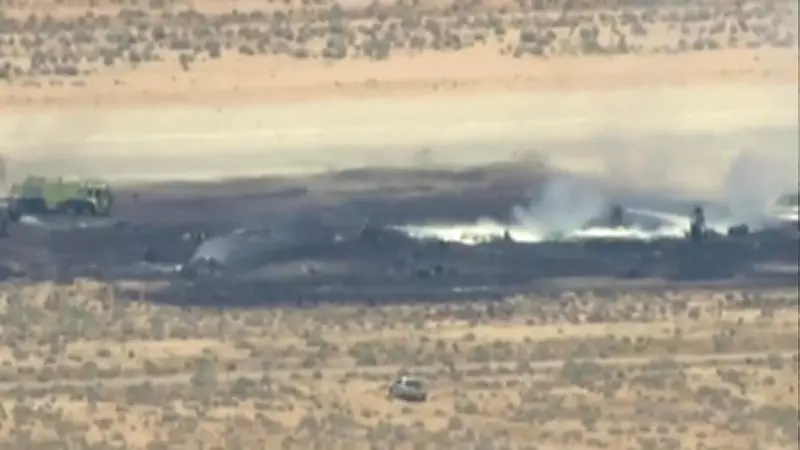 8 Dead as US Air Force B-52 Bomber Crashes After Takeoff in California