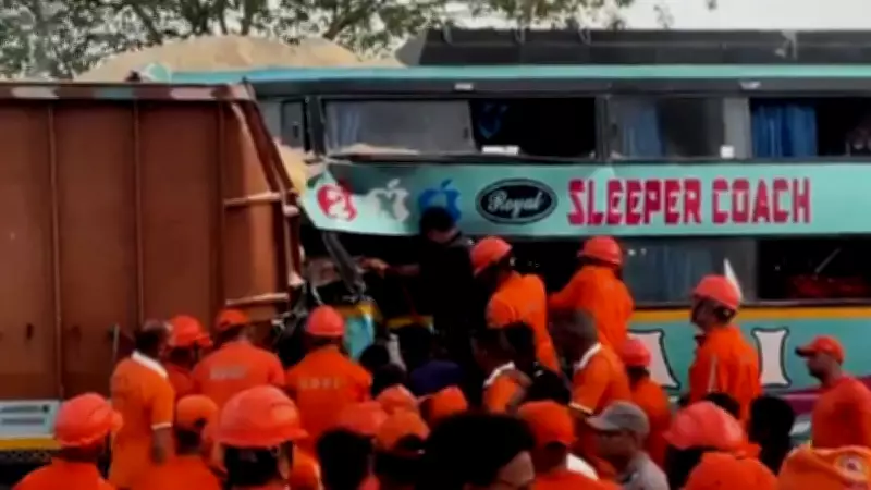 8 Killed, 26 Injured as Bus Crashes into Parked Truck in Vadodara
