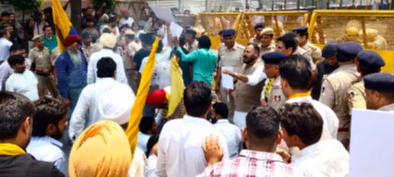 AAP Protests in Chandigarh Demands BJP Chief's Resignation Over Remarks