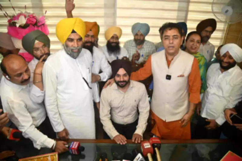 AAP's Sarabjit Singh Samana Elected Youngest Mayor of Mohali Unanimously