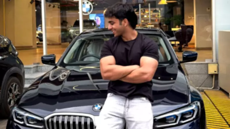 Aarush Bhola BMW Photos Spark Debate on Creator vs Traditional Jobs Income Gap