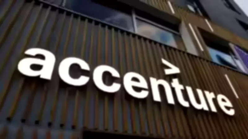 Accenture Shares Plunge 14% on Iran War Impact, Weak Growth Forecast