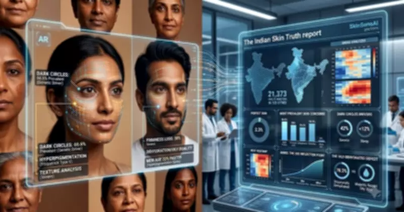 AI Study Reveals Only 2.3% of Indians Have Perfect Skin, Dark Circles Top Concern