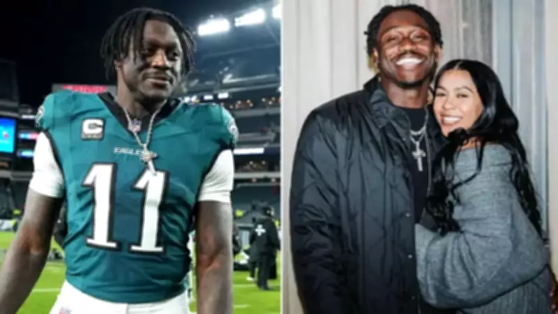 AJ Brown Trade to Patriots Finalized: Wife Kelsey's Reaction Revealed