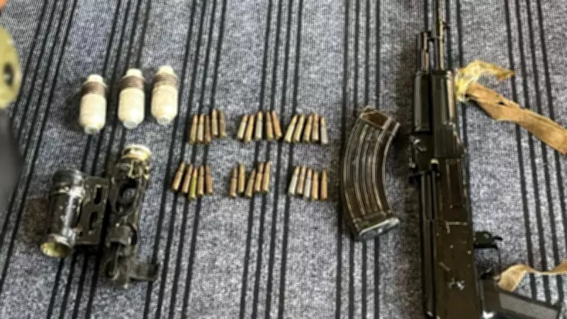 AK-47, Grenades Recovered in Sopore Joint Op; Search On