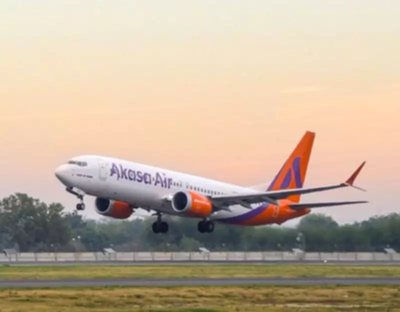 Akasa Air Begins Noida Airport Operations with Flights to Bengaluru and Navi Mumbai