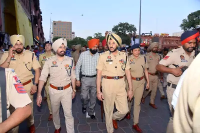 Amritsar Police Conduct Flag March Ahead of Operation Bluestar Anniversary
