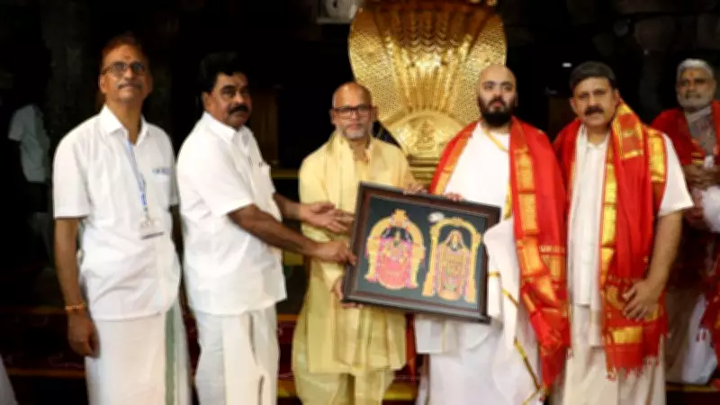 Anant Ambani Donates Hair, 25 Electric Buses at Tirumala Temple Visit