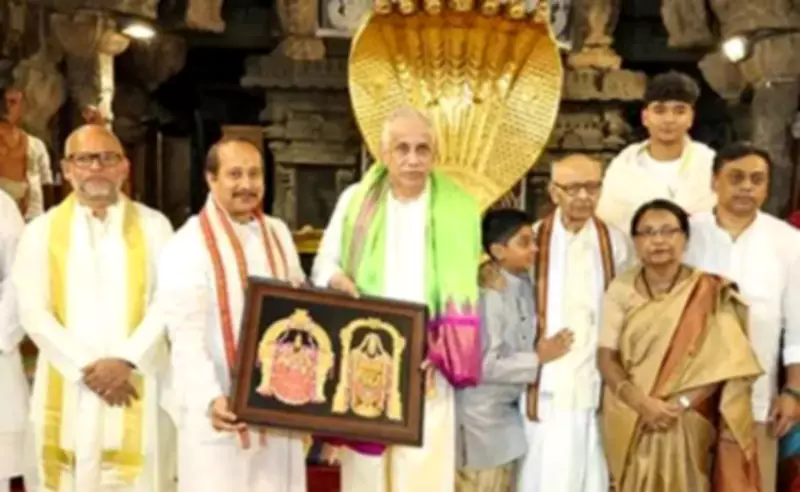 Andhra Pradesh Governor Abdul Nazeer Offers Prayers at Tirumala Temple