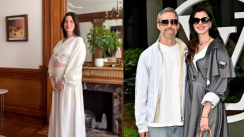Anne Hathaway Announces Third Pregnancy, Flaunts Baby Bump
