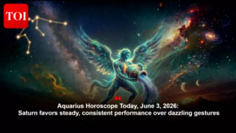 Aquarius Horoscope: Financial Sense Strong Today, June 3, 2026