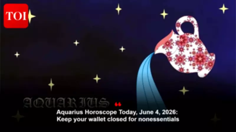 Aquarius Horoscope Today: June 4, 2026 - Focus on Restraint and Support