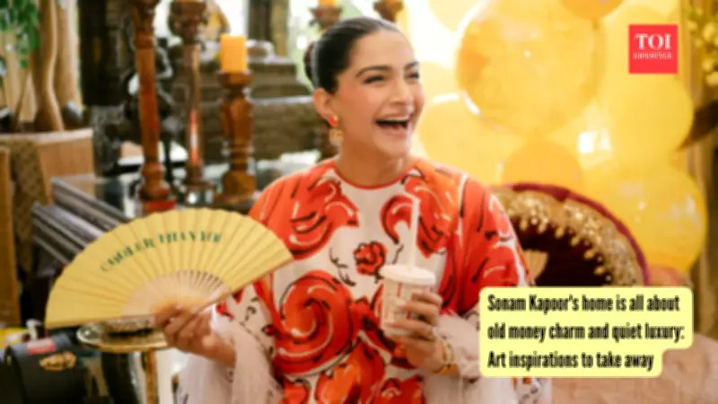 Art and Design Inspiration from Sonam Kapoor's Home: A Blend of Heritage and Modernity