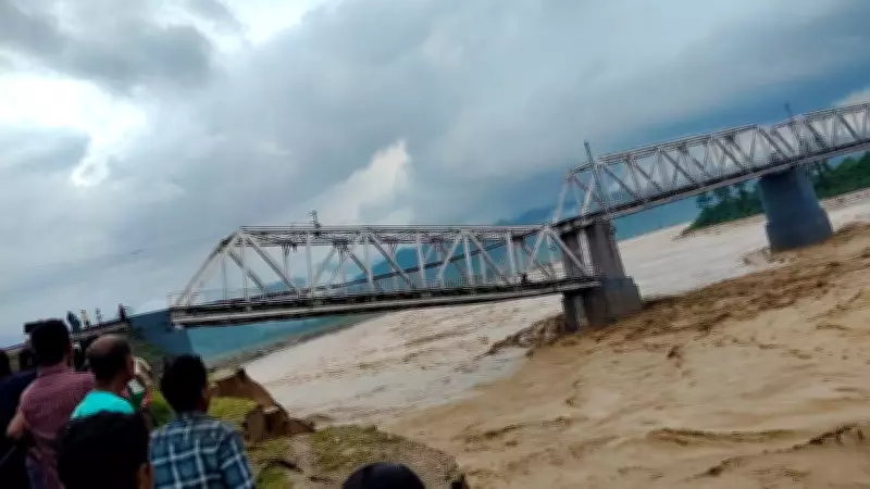 Assam CM Monitors Dhemaji Floods, Train Services Suspended