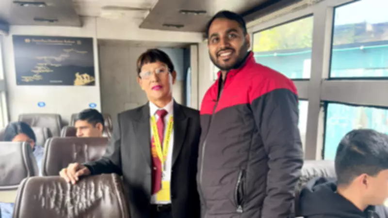 At 55, Sarita Yolmo Becomes First Woman TTE on Darjeeling Toy Train