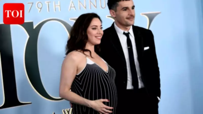 Aubrey Plaza Shows Baby Bump at 2026 Tony Awards with Chris Abbott