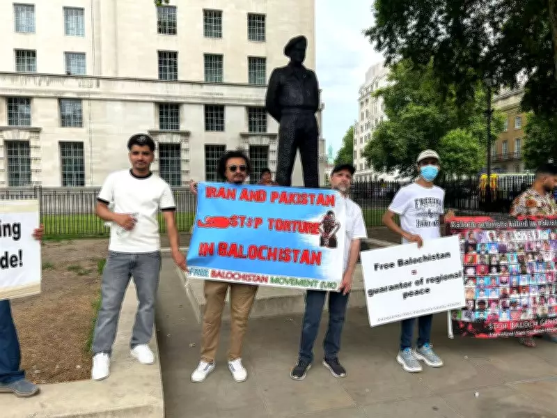 Baloch Activists Protest at 10 Downing Street, Demand Global Action on Pakistan Rights