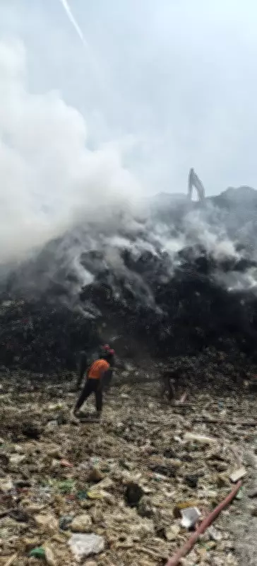 Bandhwari landfill fire reignites concerns over waste management safeguards