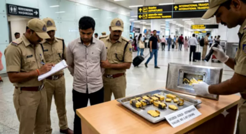 Bangladeshi Transit Passenger Held for Hiding Rs 1.47 Crore Gold at Delhi Airport