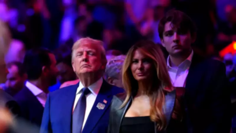 Barron Trump Debuts New Hairstyle at White House UFC Event, First Major Appearance in Months