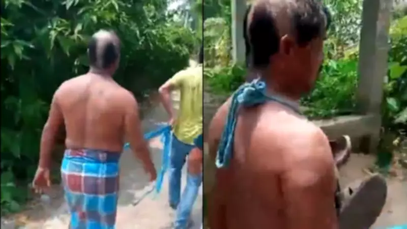 Bengal Locals Tonsure TMC Leader, Garland Him with Shoes Over Extortion