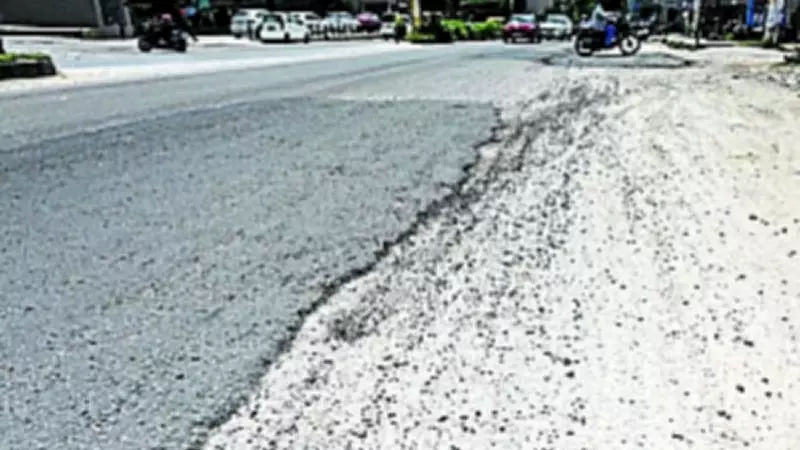 Bengaluru Engineer Suspended for Substandard Asphalting Work