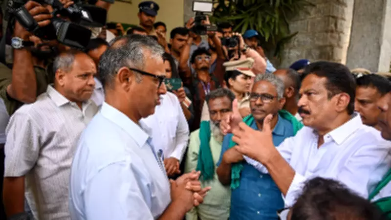 Bengaluru Farmers Protest Paid Parking at KR Market; GBA Promises Relief