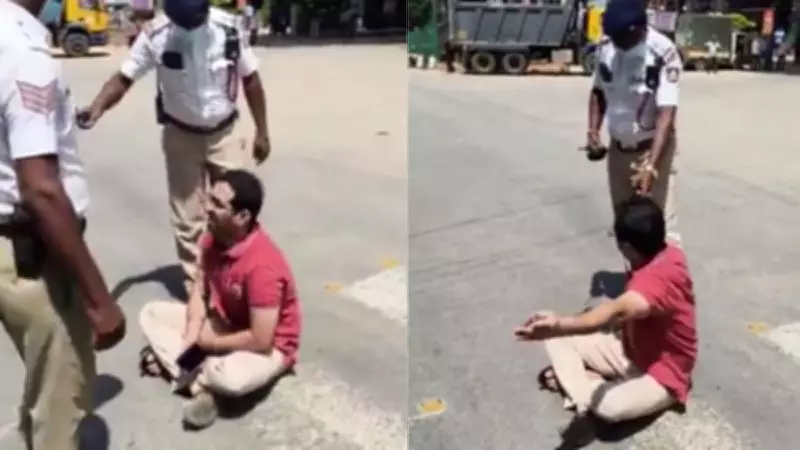 Bengaluru Man Stages Sit-In Protest After Governor's Convoy Halts Traffic