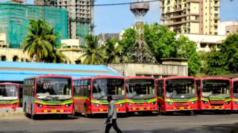 BEST Bus Conductor Arrested for Hurling Stone at Windshield During Strike in Mumbai