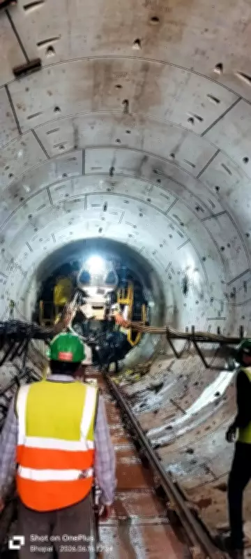 Bhopal Metro Tunneling Raises Waterlogging Concerns on Hamidia Road