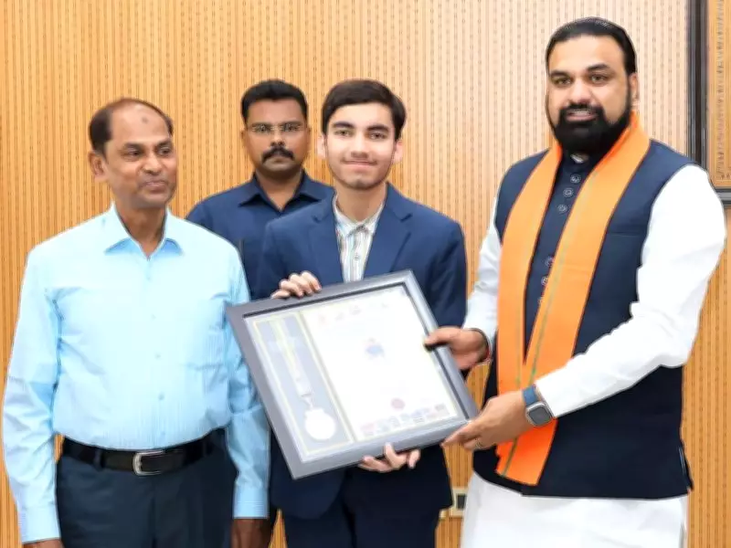 Bihar CM Samrat Choudhary Felicitates Reyan MD for Double Gold at Commonwealth Chess Championship